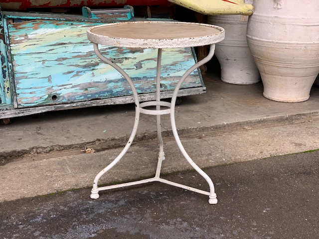 Marble Bistro Table In Sold Vitrine Marble Bistro Table In Sold Vitrine, French Outdoor Furniture Nz