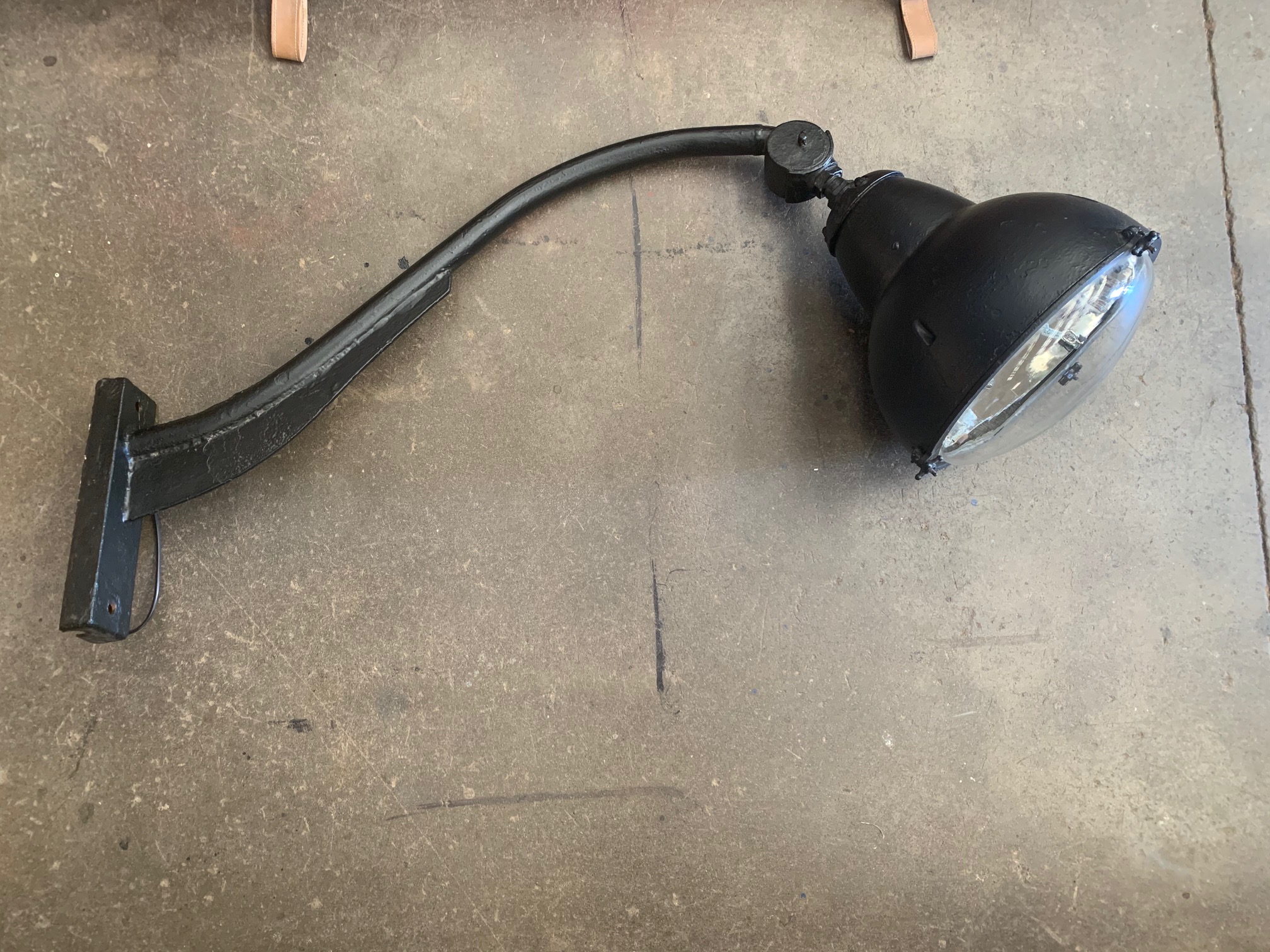 Large Wall Mounted Street Light in Lighting Vitrine